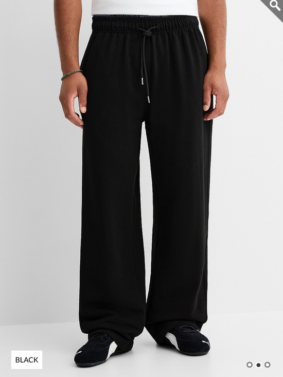 Simons Other - Djab Baggy Wide Leg Black Sweatpants